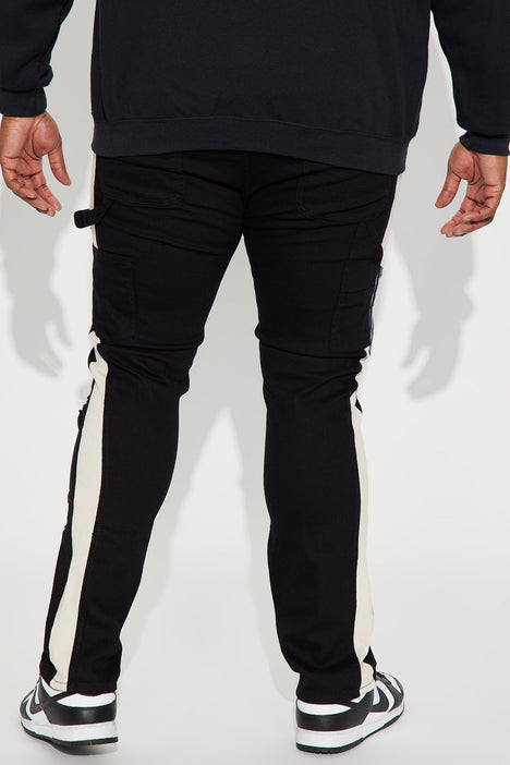Minor Stitched Carpenter Pants - Black