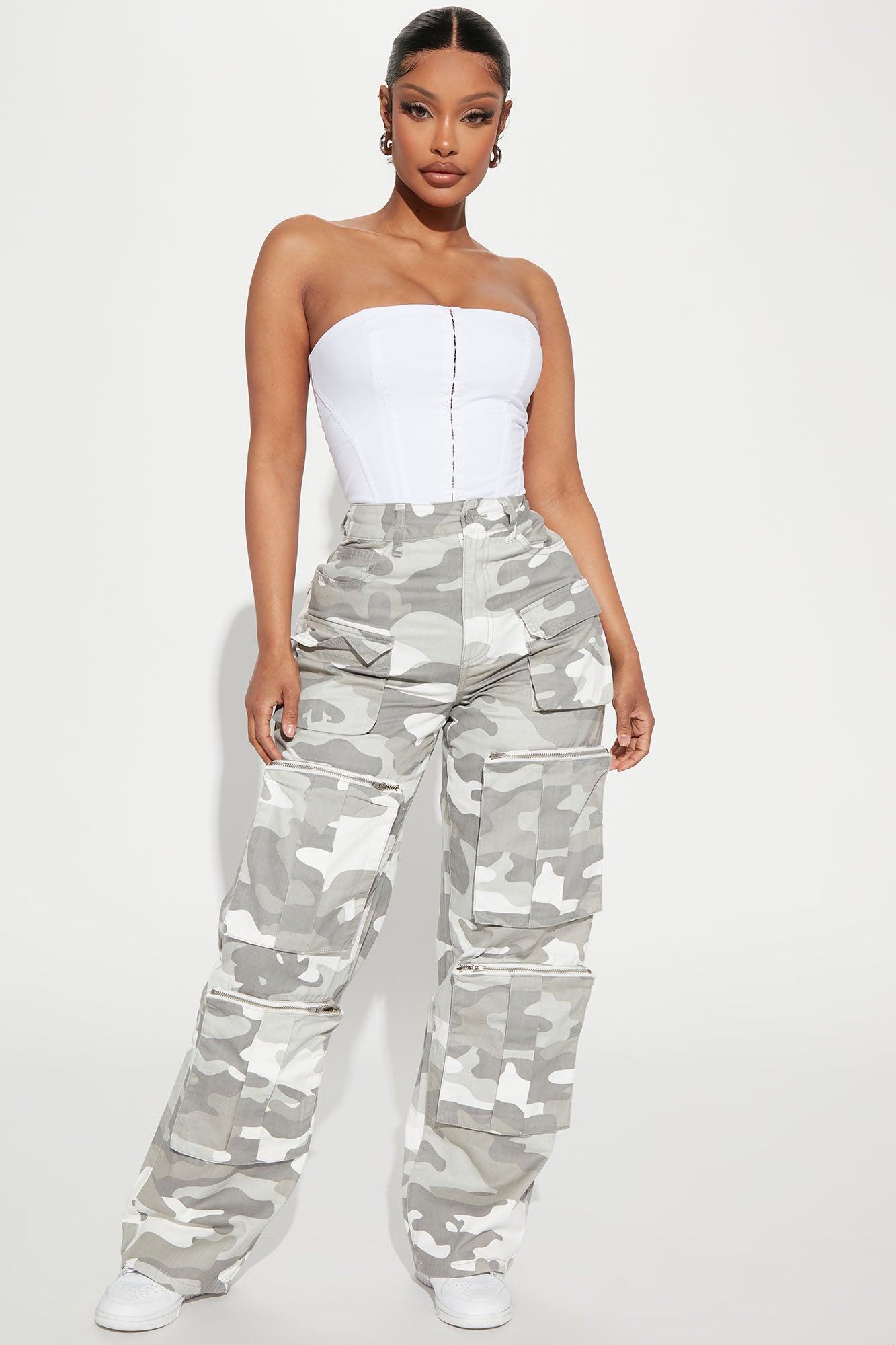Buy Vintage High Waisted Wide Leg Authentic Army Camo Cargo Pants Online in  India - Etsy