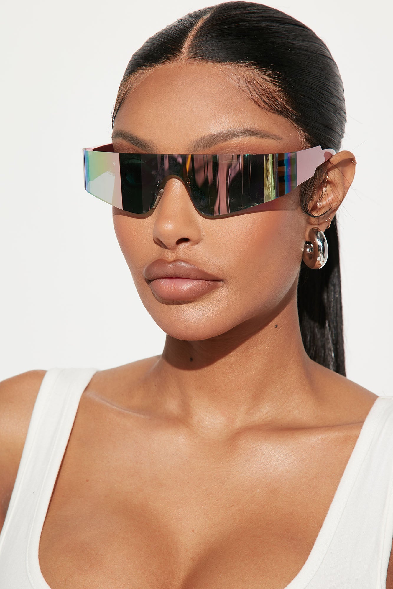 Women's Reflect On The Good Times Sunglasses in Pink by Fashion Nova | Fashion Nova