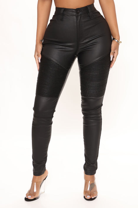 Ride With Me Faux Leather Leggings