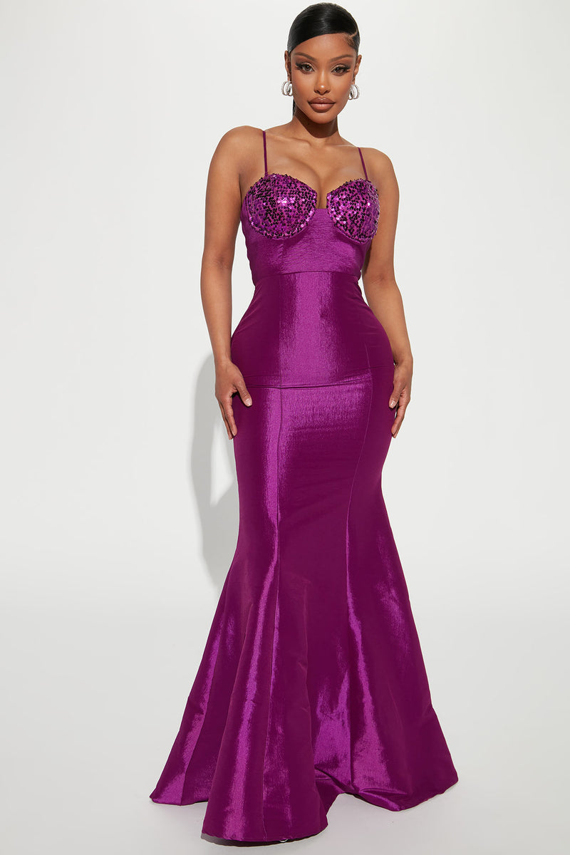 Sydney Maxi Dress Purple Fashion Nova Dresses Fashion Nova 