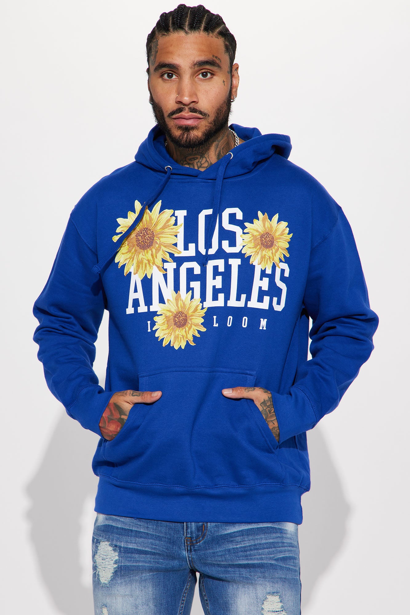 Los Angeles Hoodie - Royal Blue