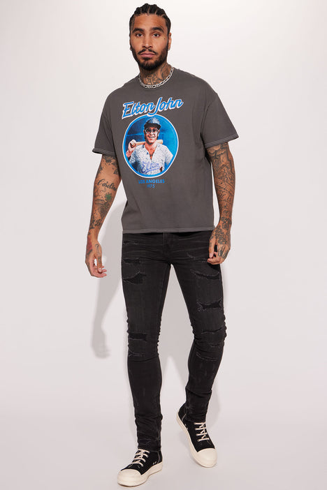 ELTON JOHN BASEBALL VINTAGE GRAPHIC TEE