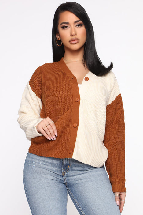 Cognac 2025 cardigan sweater