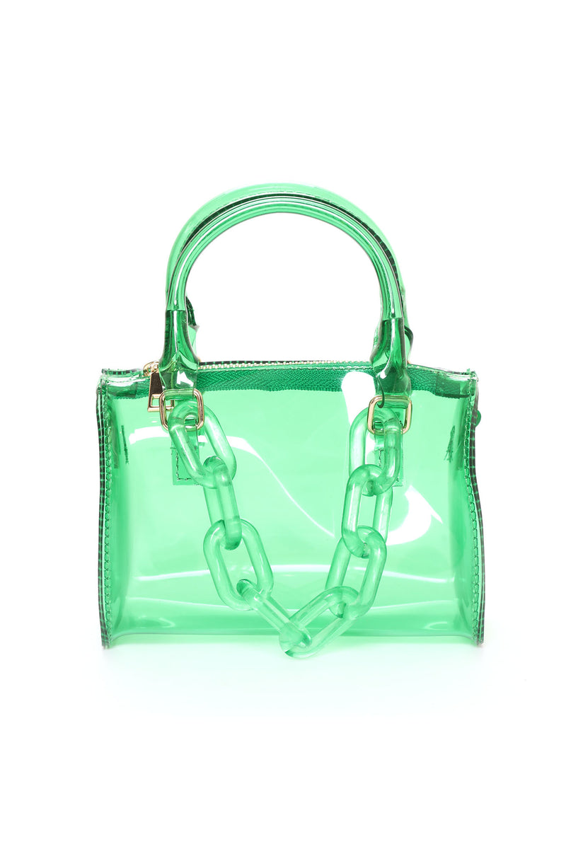 Clearly Attached To You Satchel Handbag - Green | Fashion Nova ...