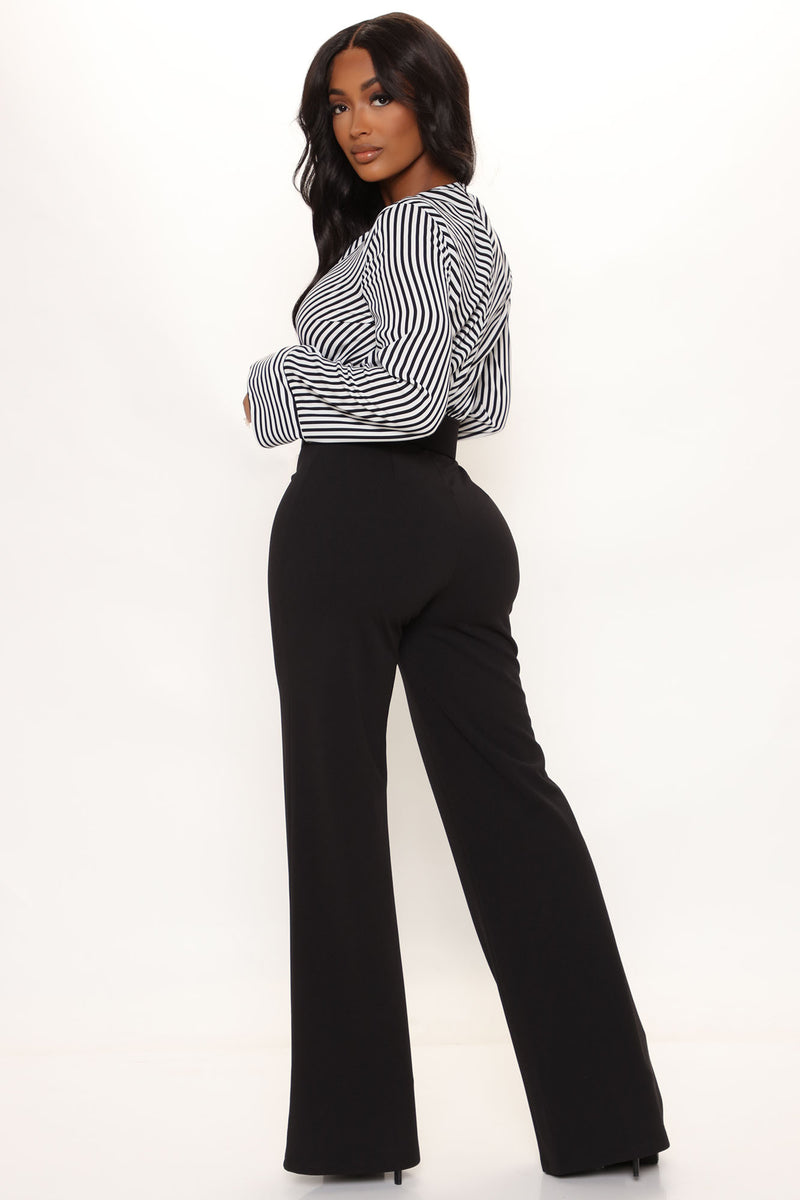 HBIC Striped Jumpsuit - Black/White | Fashion Nova, Jumpsuits | Fashion ...