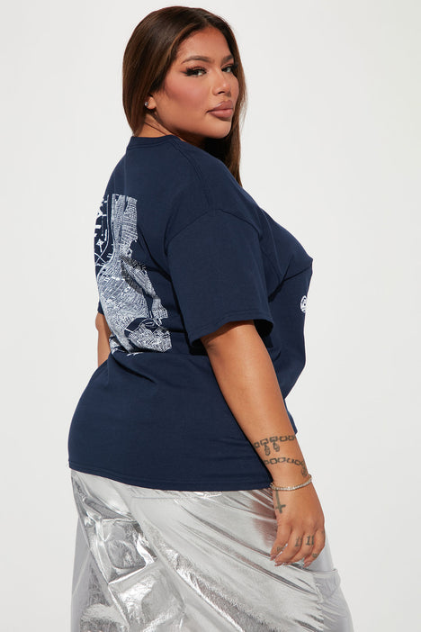 Lady Liberty NYC Graphic Tee - Navy, Fashion Nova, Screens Tops and  Bottoms