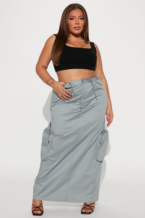 Maxi Skirt - Slate | Nova, Skirts | Fashion Nova
