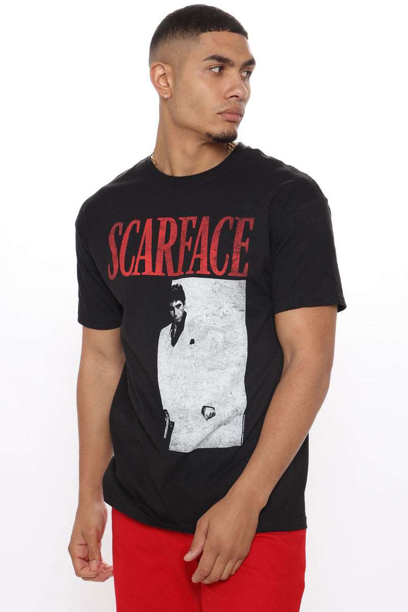 Classic Scarface Short Sleeve Tee - Black | Fashion Nova, Mens Graphic ...