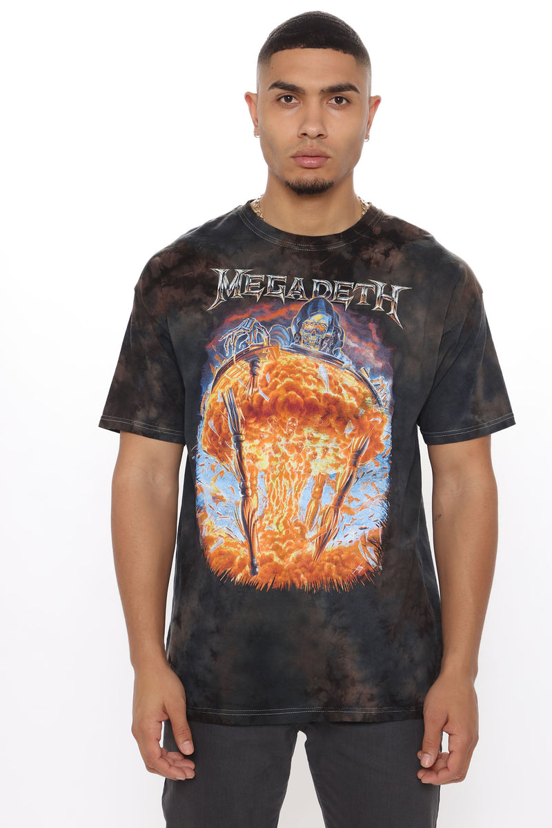 Megadeth Extinction Short Sleeve Tee - Black/combo | Fashion Nova, Mens ...