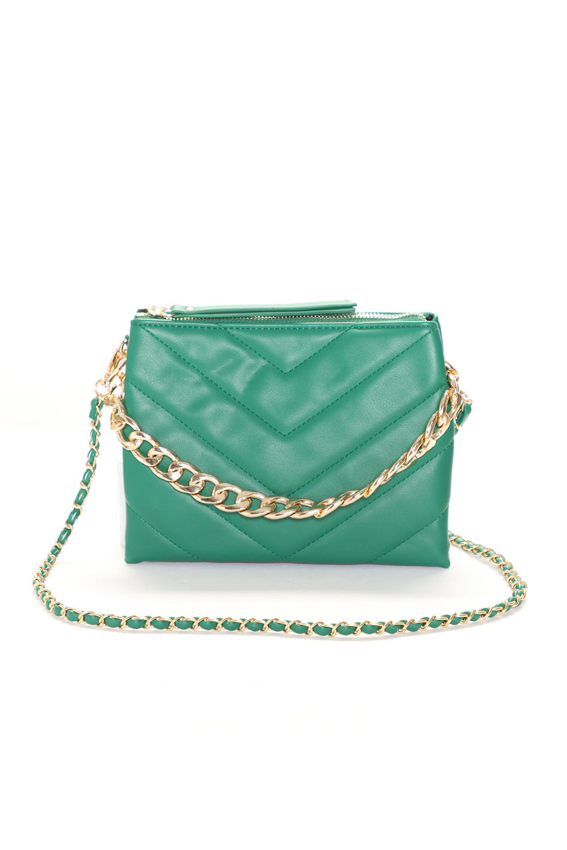 Higher Standards Quilted Handbag - Kelly Green | Fashion Nova, Handbags ...