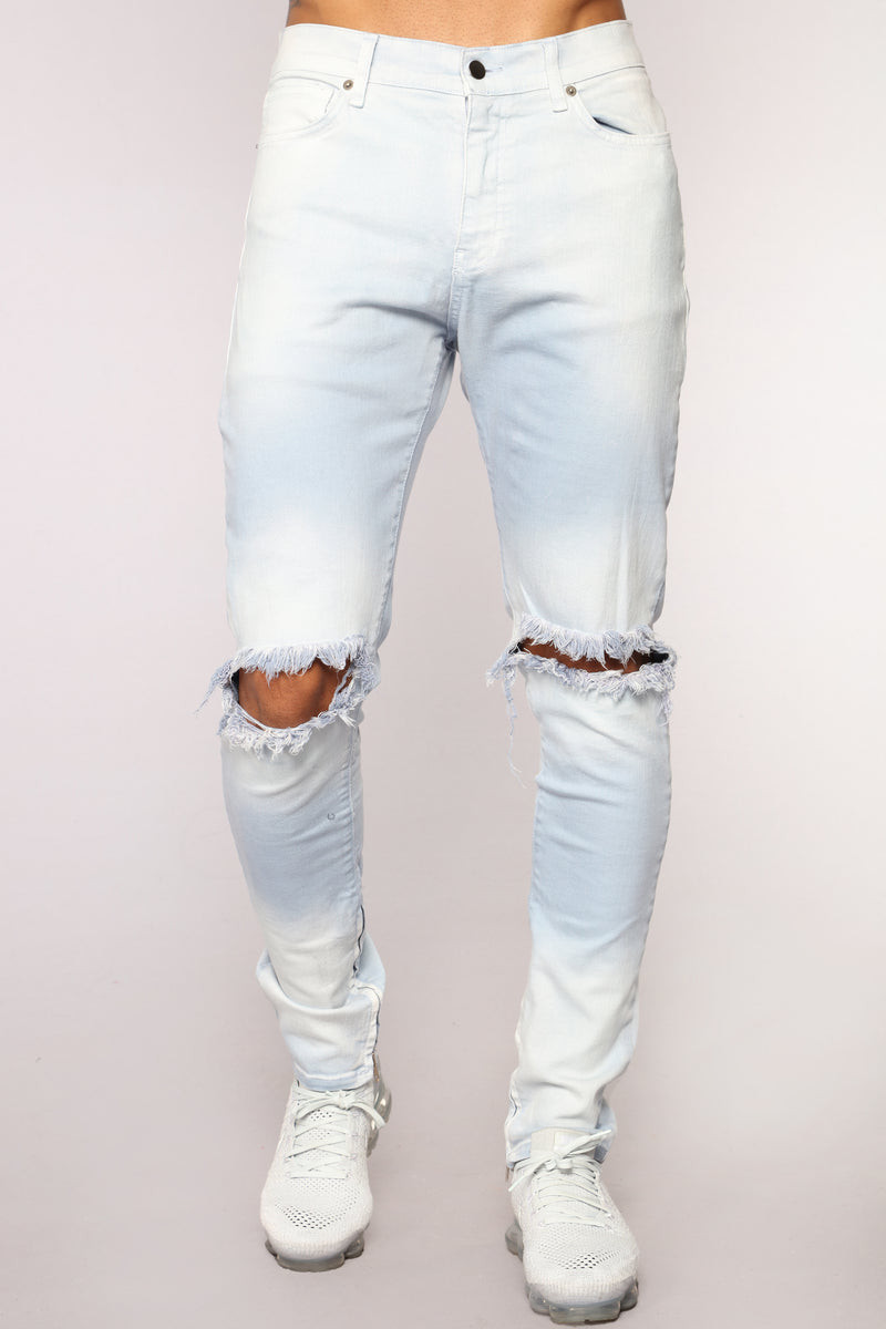 Aristaeus Skinny Jeans - Blue | Fashion Nova, Mens Jeans | Fashion Nova
