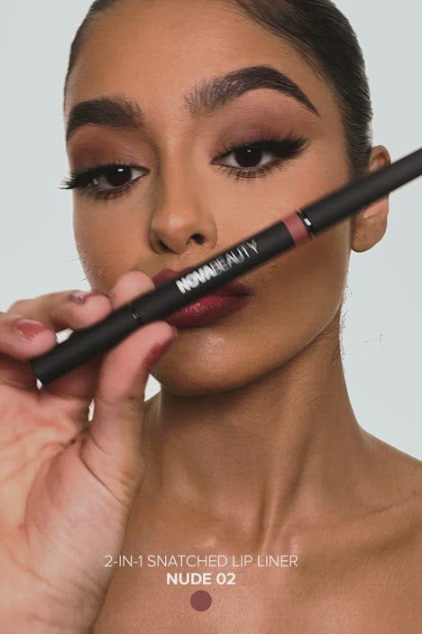 NOVABEAUTY 2 in 1 Snatched Lip Liner - Nude 02, Fashion Nova, Lip Pencils