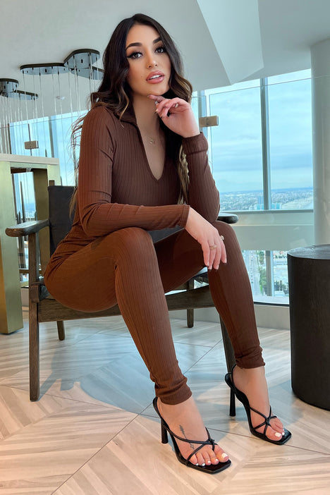 Adina Legging Set - Chocolate  Fashion Nova, Matching Sets