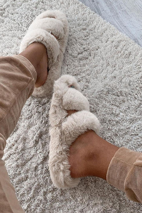 All Fur You Slides Nude Fashion Nova Shoes Fashion Nova