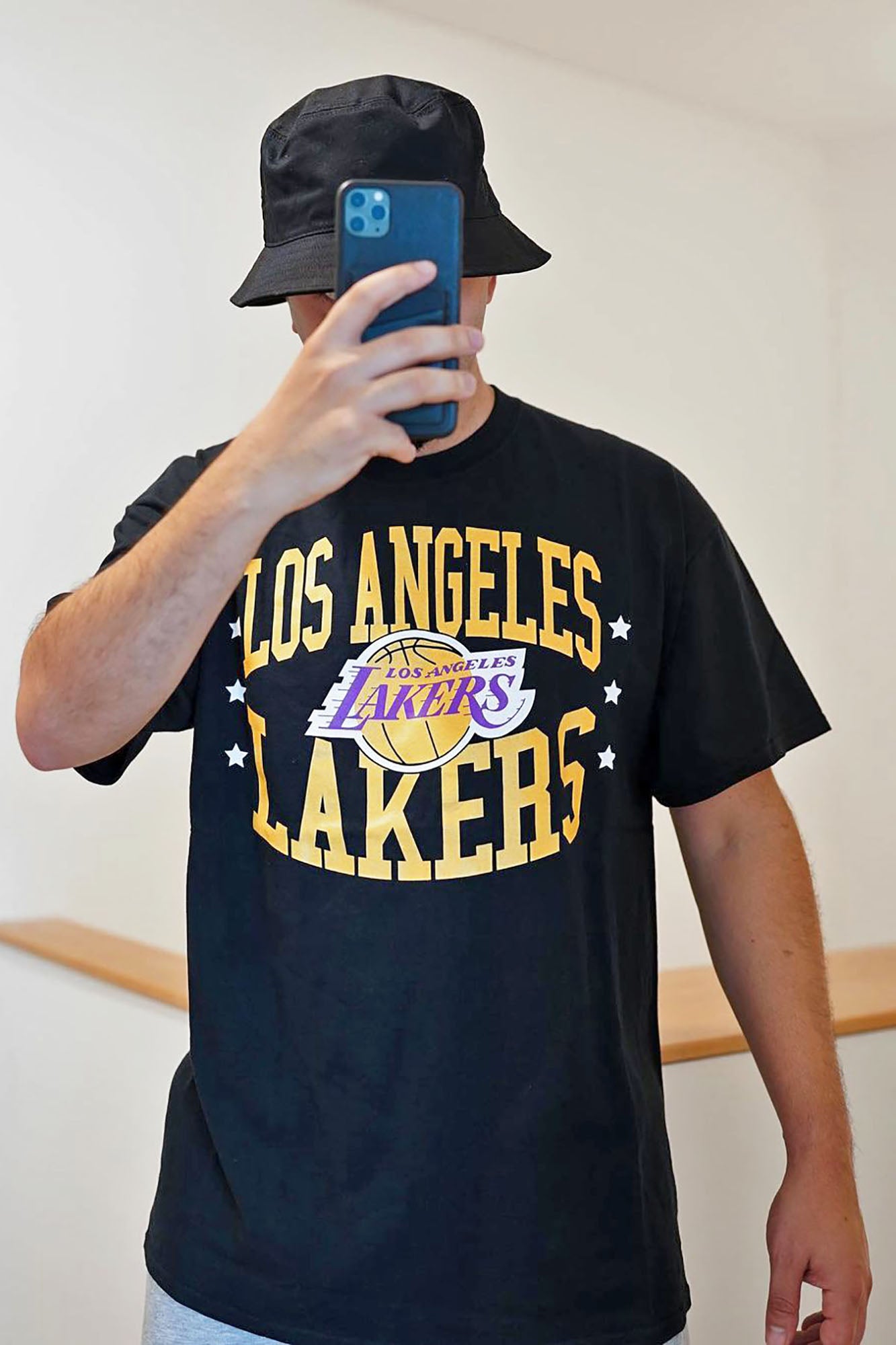 Lakers Title Short Sleeve Tee - Tan, Fashion Nova, Mens Graphic Tees