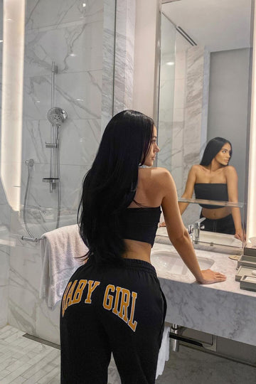 Baby Girl Cropped Hoodie - Black, Fashion Nova, Screens Tops and Bottoms