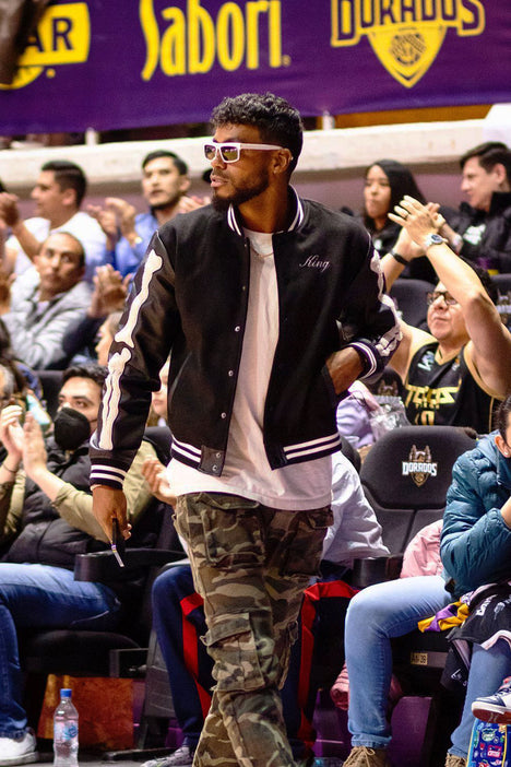 Drake clothing, Air jordans, Varsity jacket outfit