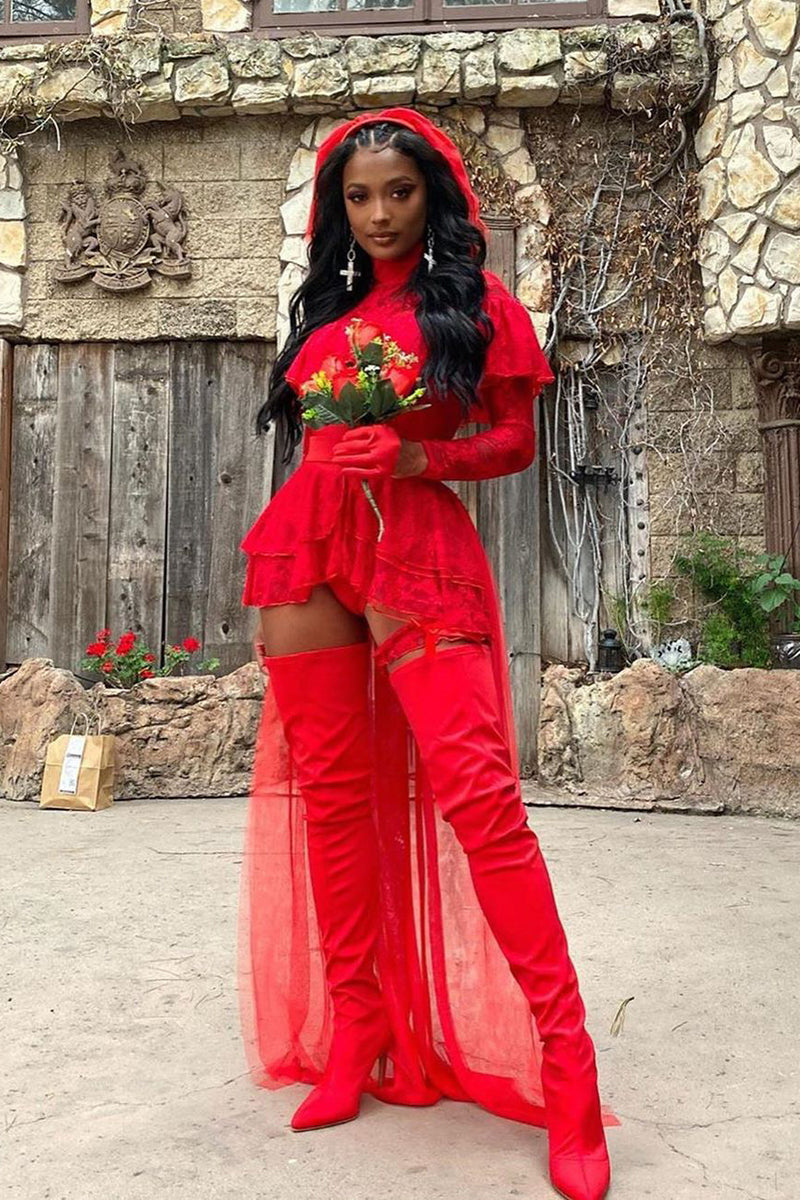 Bride To Be 6 Piece Costume Set Red Fashion Nova Womens Costumes Fashion Nova 9402