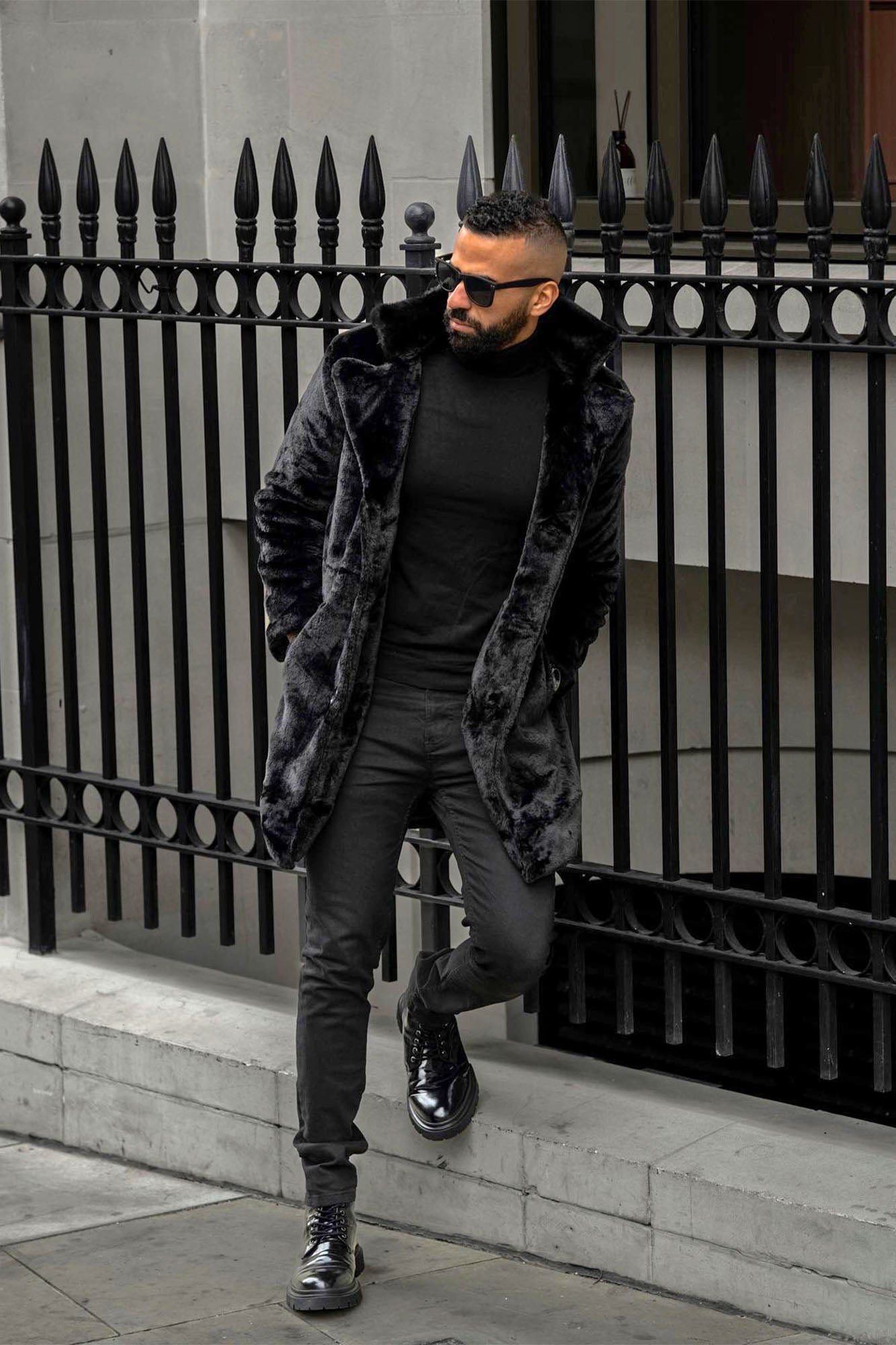Mens Fashion Fur Coats