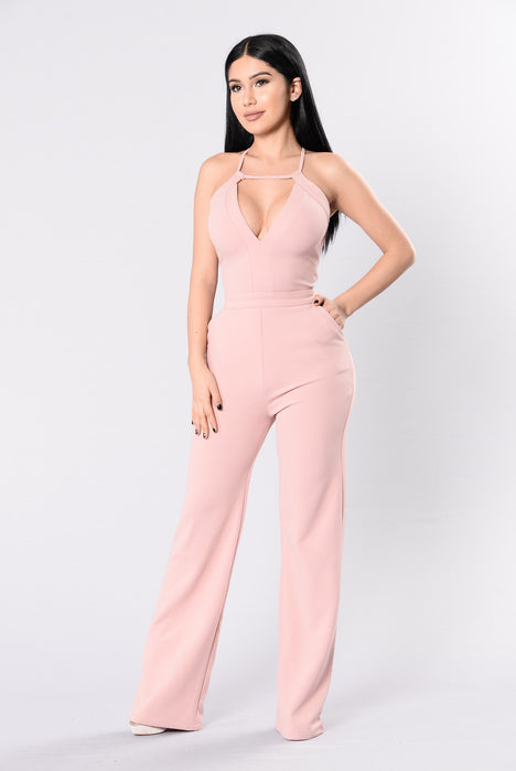 Well Dressed Jumpsuit - Pink