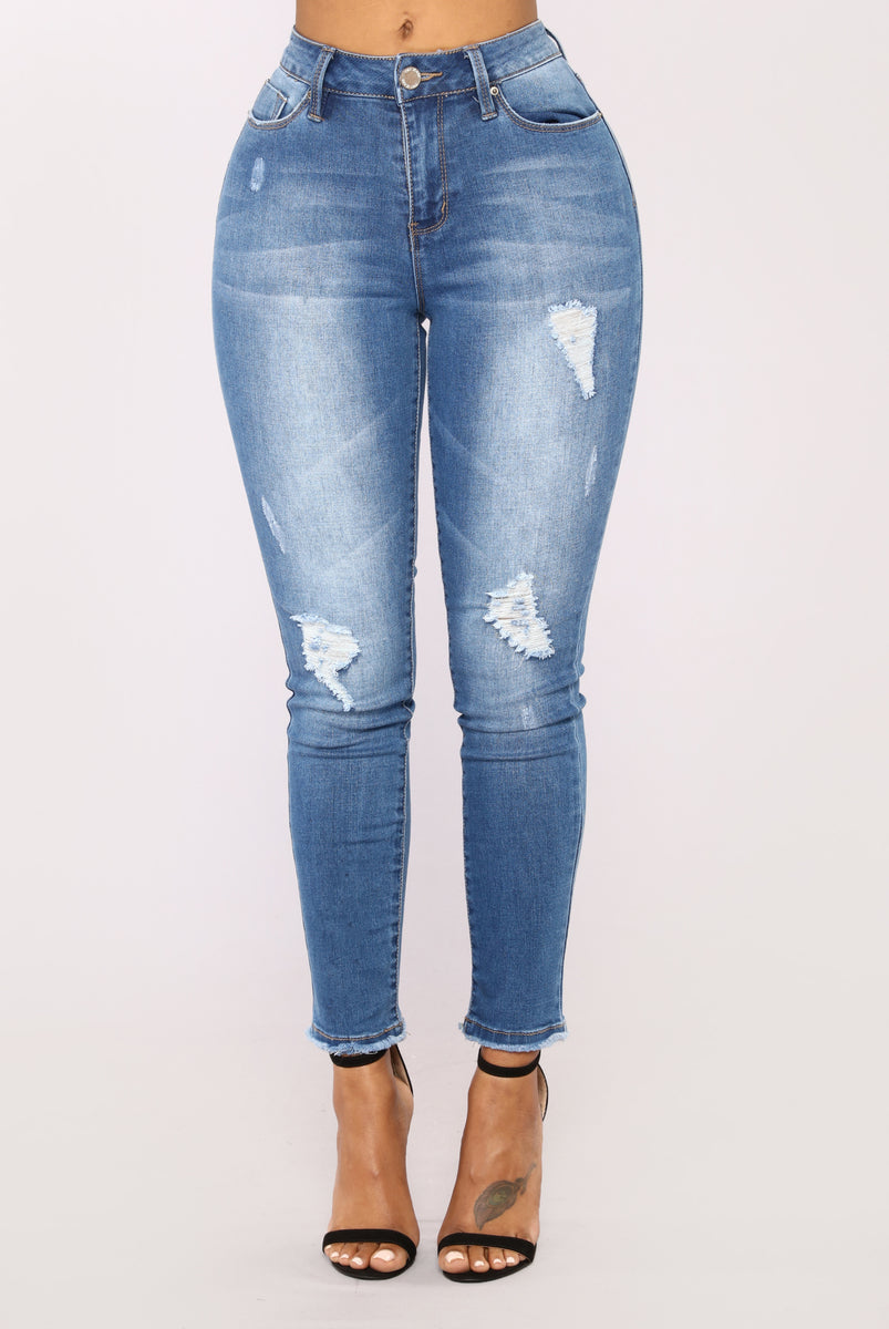 Satisfy My Soul High Rise Jeans - Medium Blue Wash | Fashion Nova ...