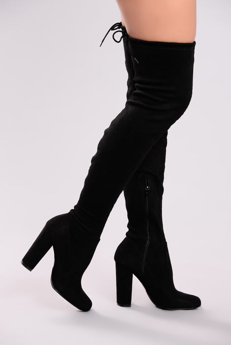 Black Suede Platform Knee High Boots | Womens | 11 (Available in 9, 8.5, 8, 7.5, 7, 6.5, 6, 5.5, 10) | Lulus Exclusive | Tall Boots