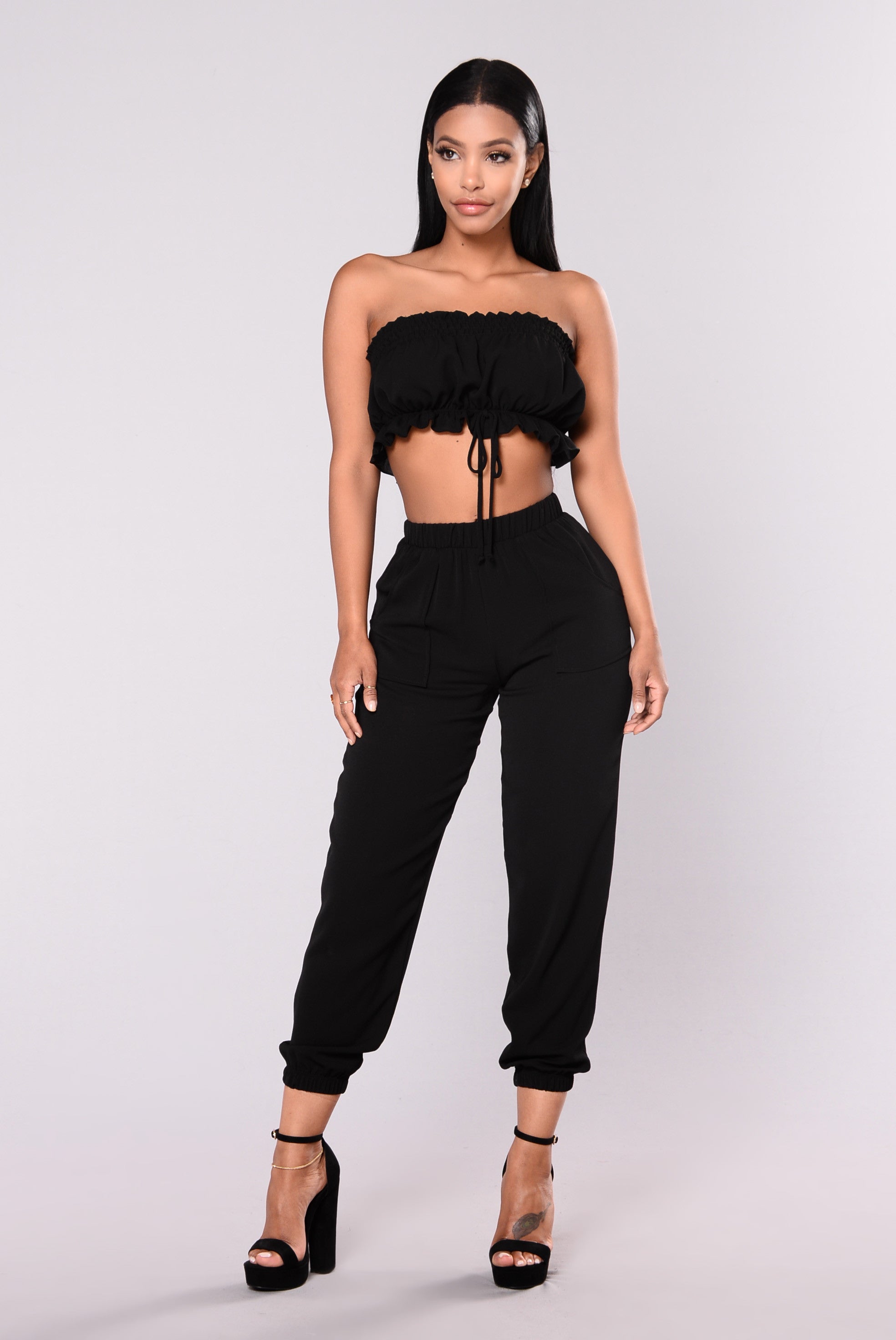 Black joggers fashion discount nova