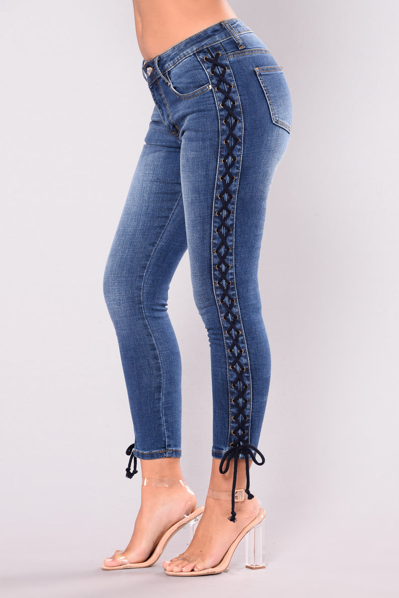 Maverick Side Stitch Jeans - Medium | Fashion Nova, Jeans | Fashion Nova