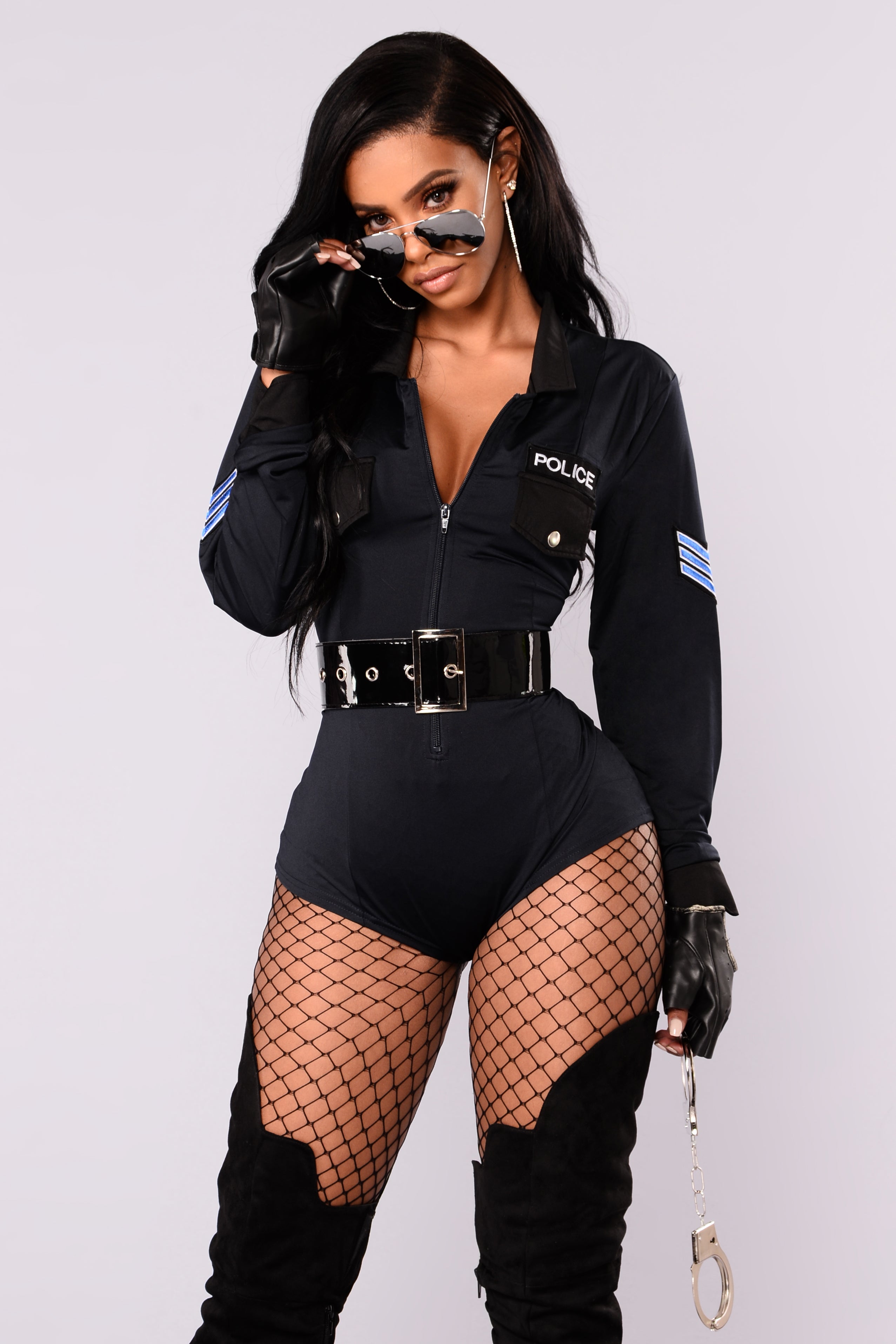 Adult Stop Traffic Sexy Cop Costume