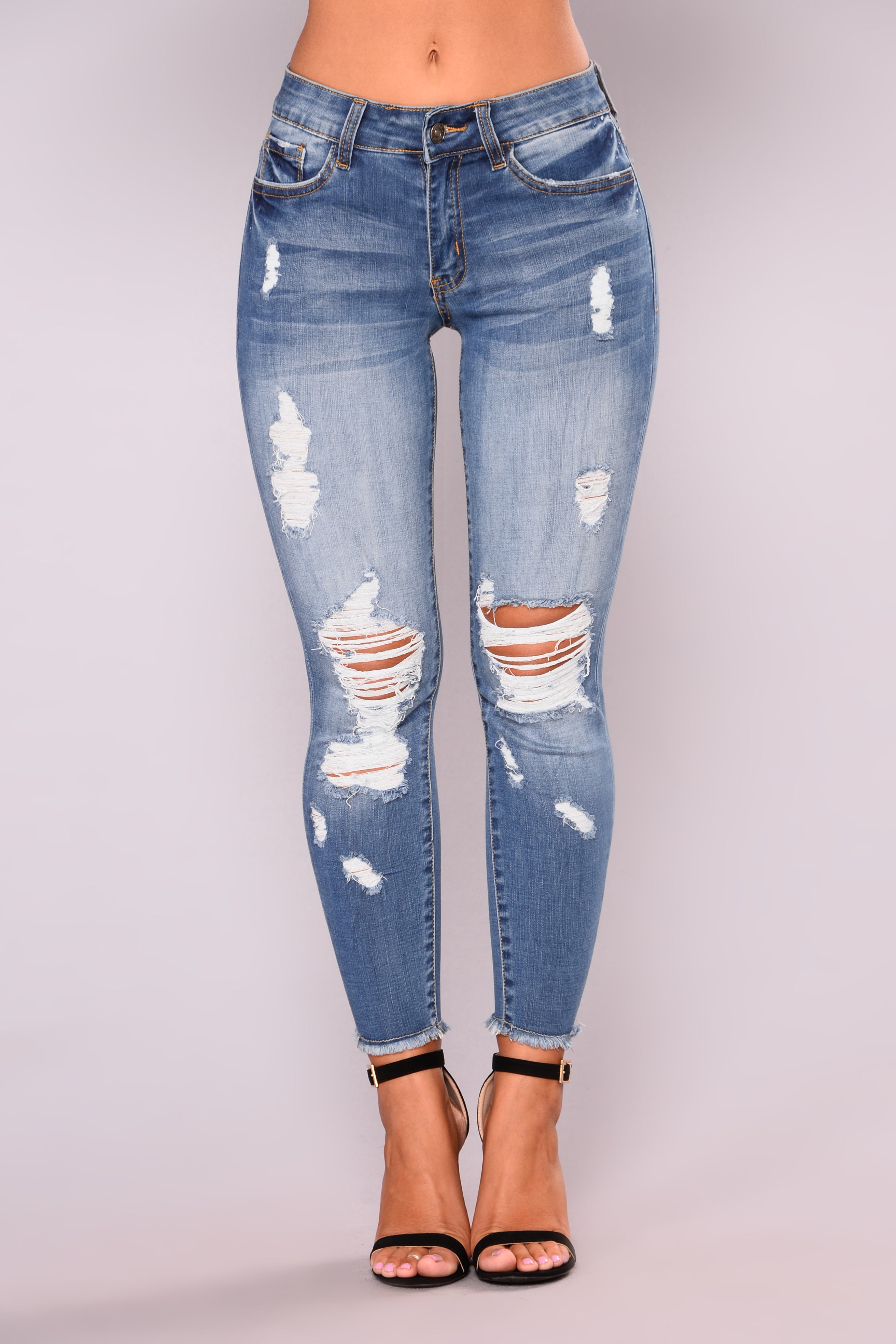 Fashion nova 2024 ankle jeans