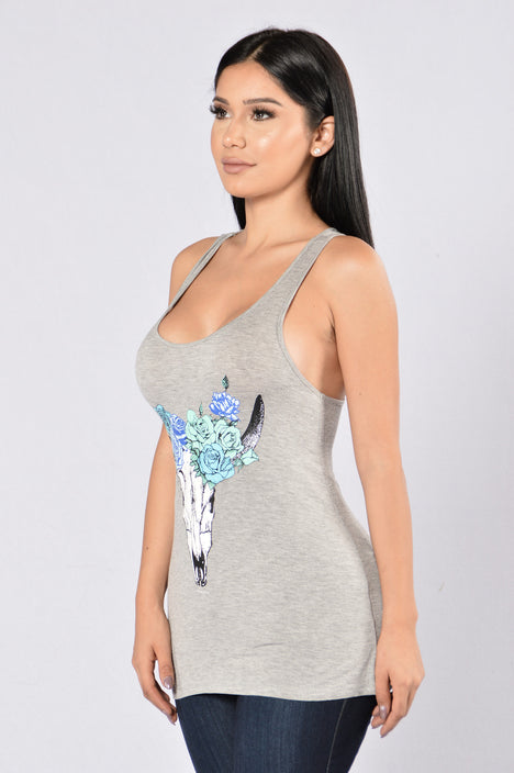 Divine Basic Tank Bodysuit - White