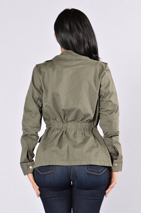 Fashion nova green on sale jacket