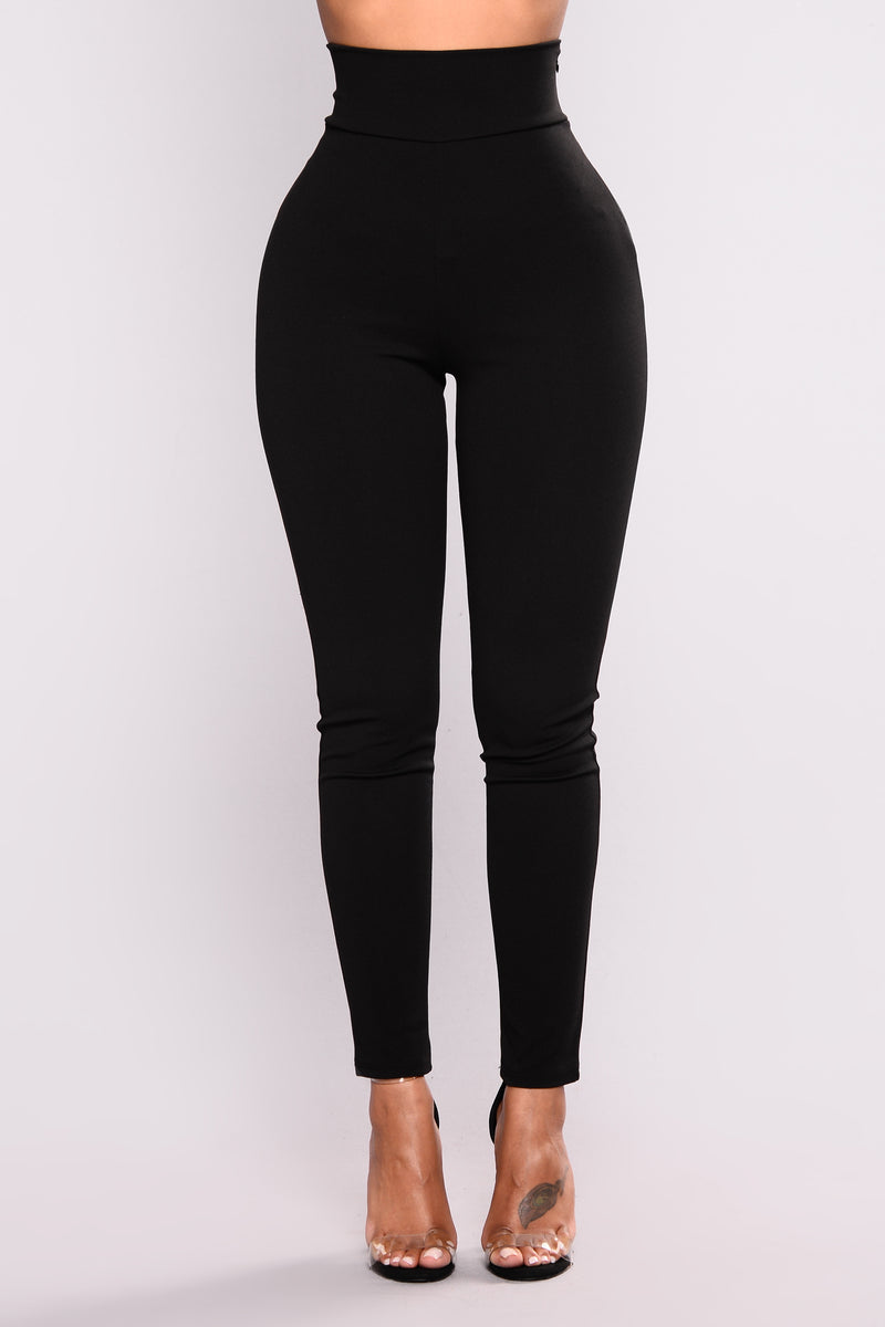 Brielle High Rise Pants - Black | Fashion Nova, Pants | Fashion Nova