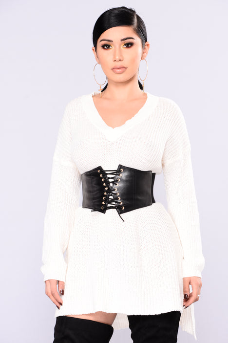 Keeping It Snatched Corset Belt - Black, Fashion Nova, Accessories