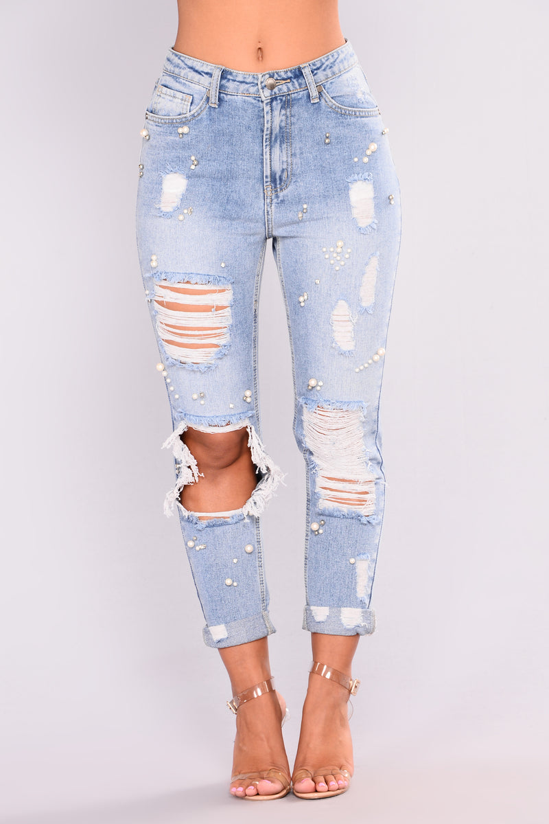 Your Escape Boyfriend Jeans - Light | Fashion Nova, Jeans | Fashion Nova