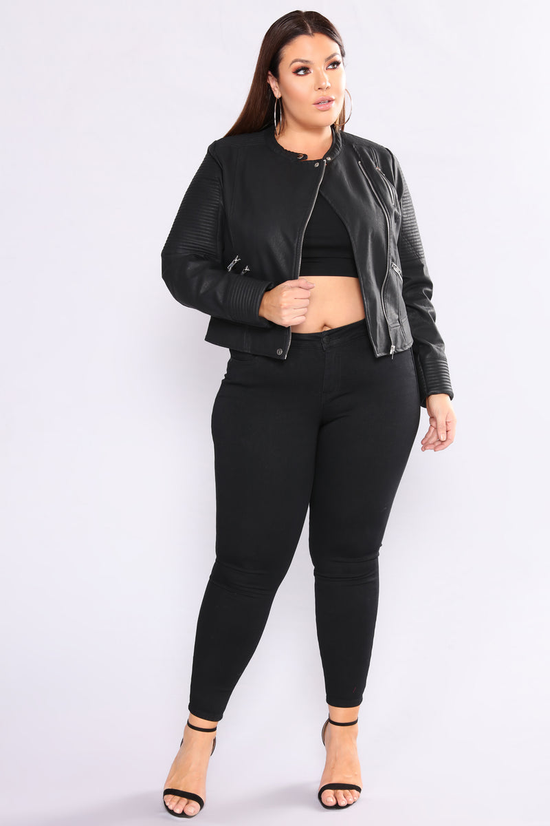 Revved Up Moto Jacket - Black | Fashion Nova, Jackets & Coats | Fashion ...