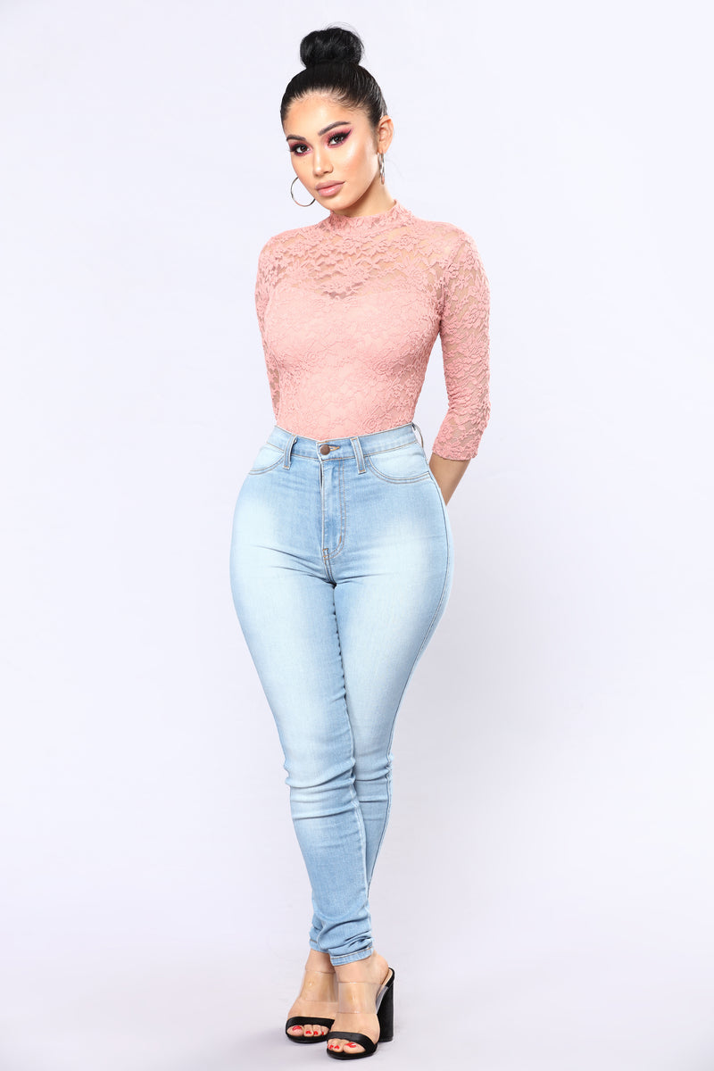 Shana Sweetheart Lace Top - Mauve | Fashion Nova, Knit Tops | Fashion Nova