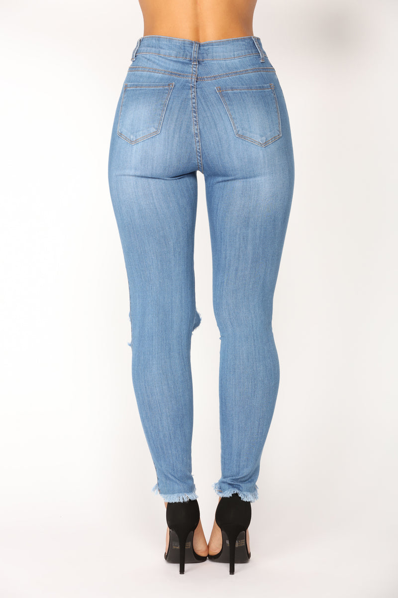 Come Up Ankle Jeans - Medium Denim | Fashion Nova, Jeans | Fashion Nova
