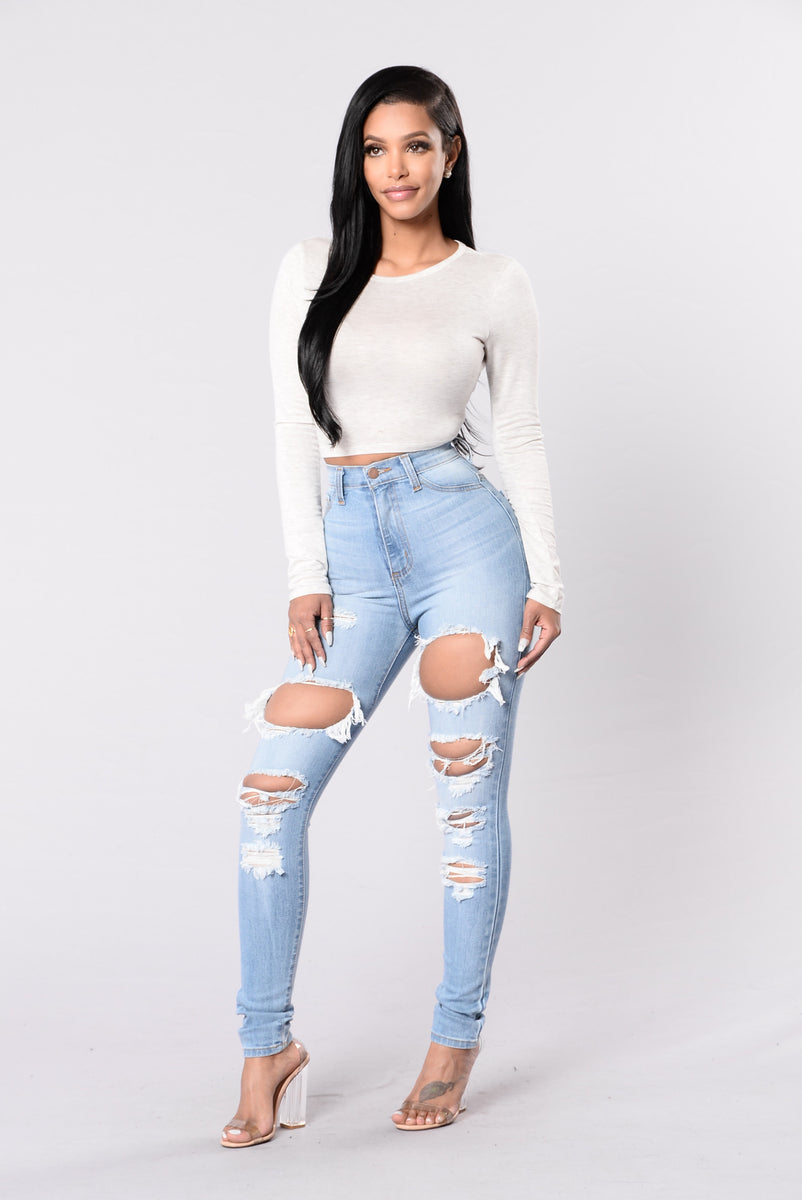 Forever Now Jeans - Light Wash | Fashion Nova, Jeans | Fashion Nova