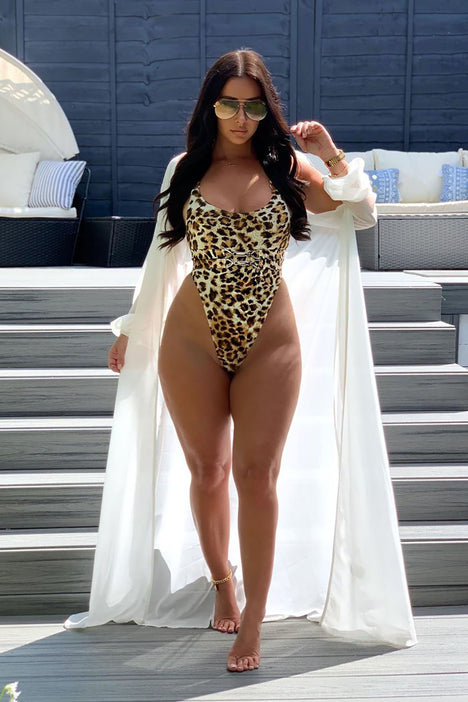 Fashion nova best sale leopard bikini