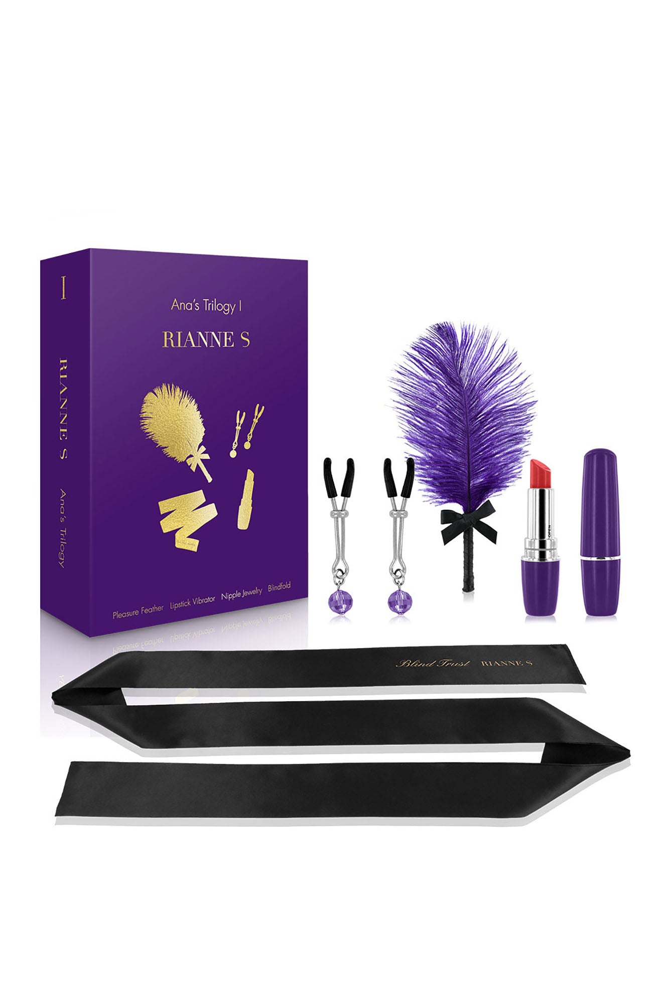 Level 1 Lovers Fantasy Bedroom Toy Kit Black Purple