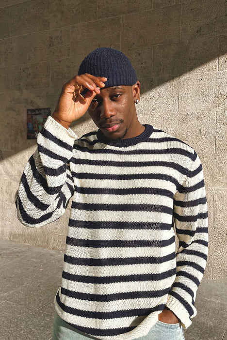 Knitted Striped Sweater