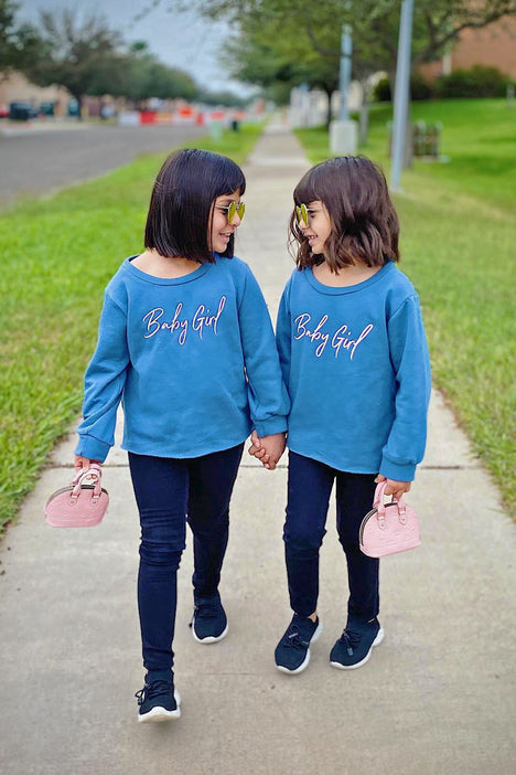 Mini Babygirl Sweatshirt Blue