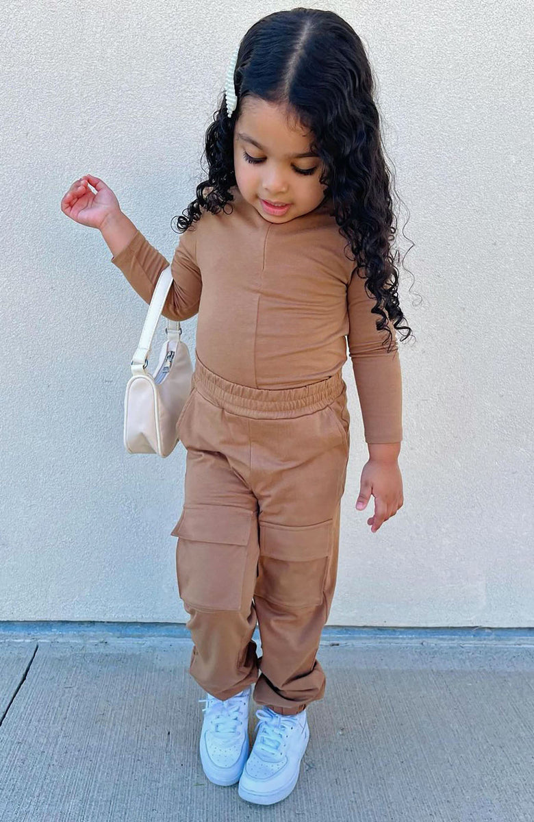 Mini Big Ego Jogger Set - Mocha | Fashion Nova, Kids Sets | Fashion Nova