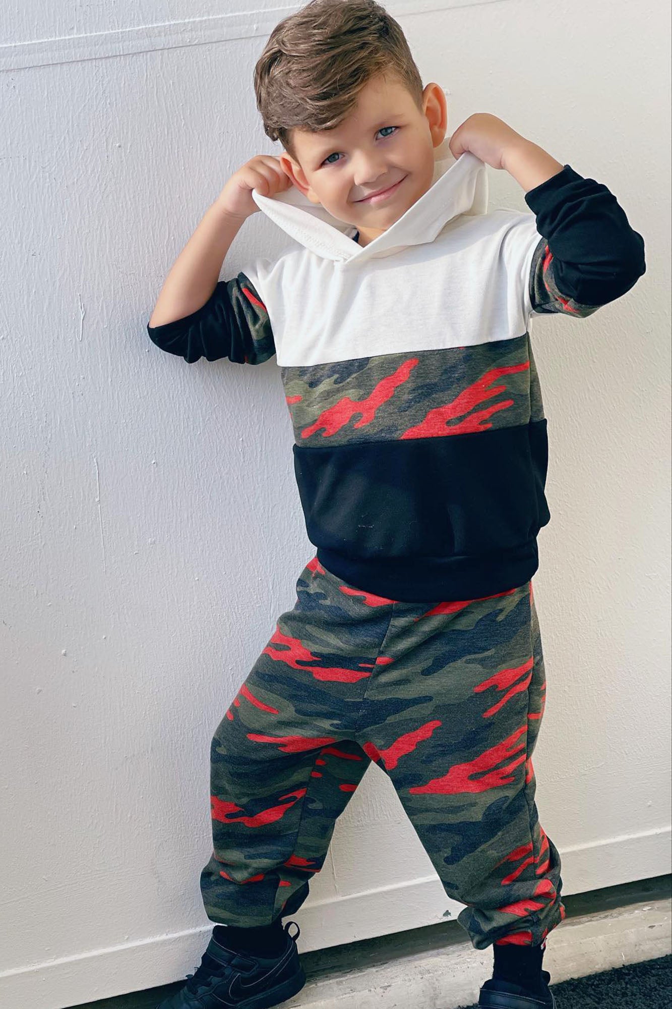 Camo discount jogger set