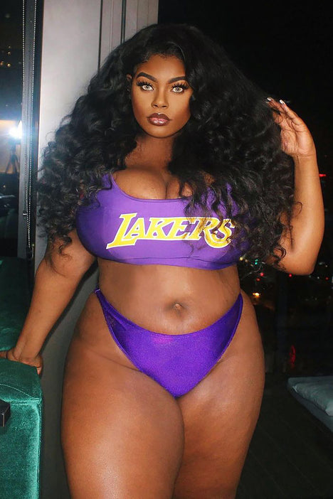 NBA Head Coach Lakers Jersey Top- Purple, Fashion Nova, Screens Tops and  Bottoms