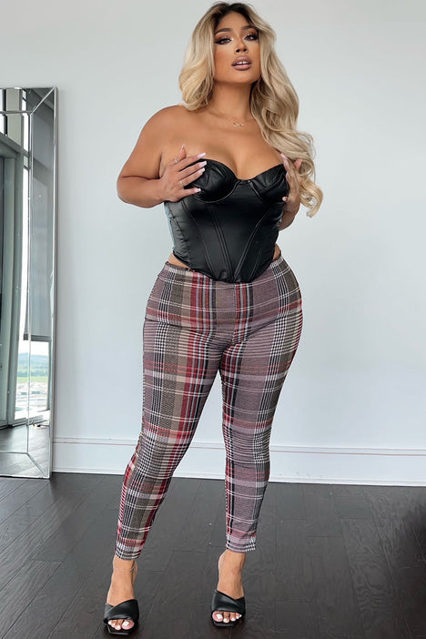 Fashion nova best sale plaid pants