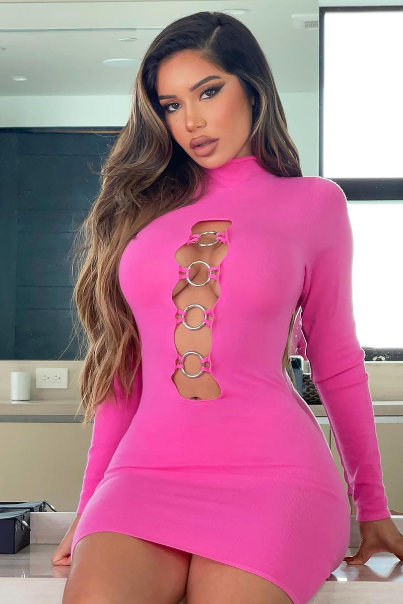 O Really Sweater Mini Dress Pink Fashion Nova Dresses Fashion Nova