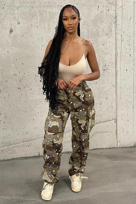 Camo Joggers Womens Plus Size  Chic Lover - Plus Size Clothing